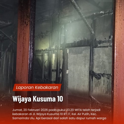 Kebakaran Rumah di Jl. Wijaya Kusuma X