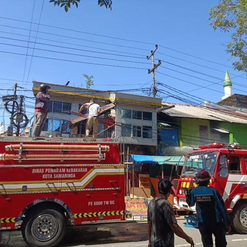 Kebakaran di Jalan Gajah Mada