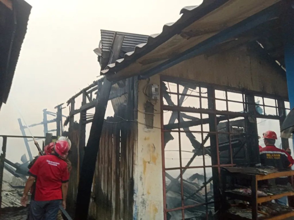Kebakaran di Jalan Kemuning