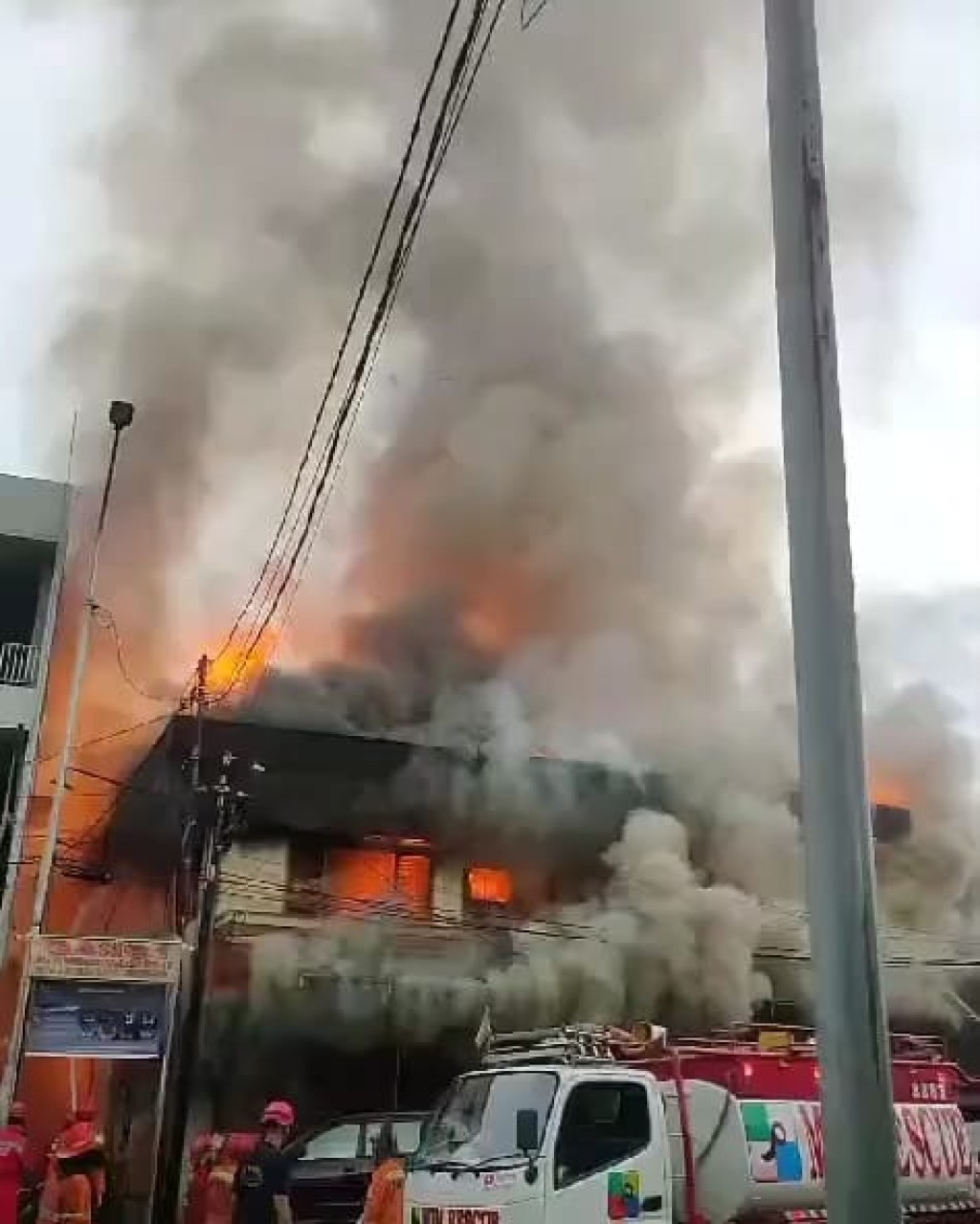 Kebakaran di Jalan P. Hidayatullah