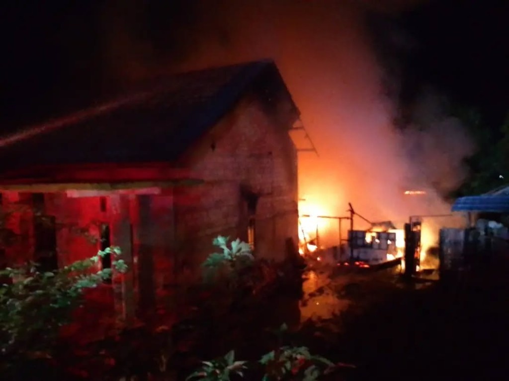 Kebakaran di Jalan Sukerejo 1 Makroman