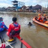 Tim Rescue laksanakan pencarian korban tenggelam di perairan sungai karang mumus