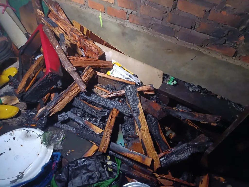 Kebakaran di Jalan Lambung Mangkurat Gang 3