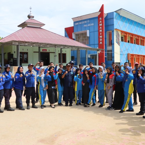 Damkar Sowan Sekolah dan Dasawisma di SMKN 11 Samarinda