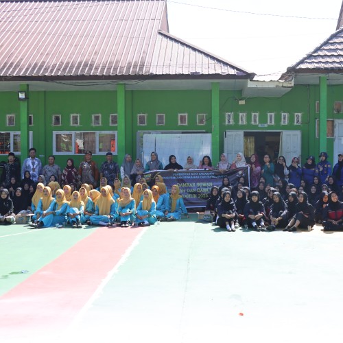Damkar Sowan Sekolah dan Dasawisma di SMKN 14 Samarinda