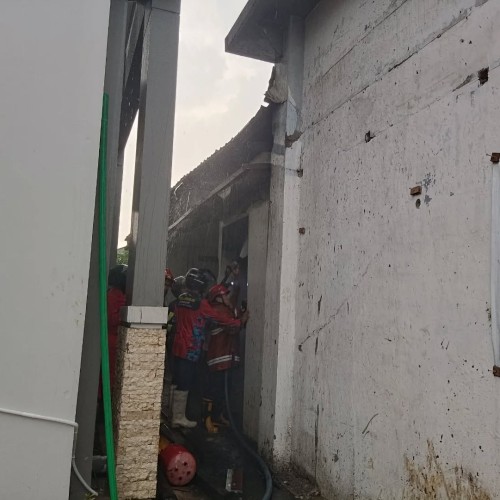 Kebakaran di Kantor Bappeda Prov. Kaltim