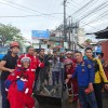 Personil Damkar Pos 5 Palaran berhasil Evakuasi Bekantan