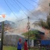 Kebakaran di Komplek Perumahan Dosen Unmul Rumbia