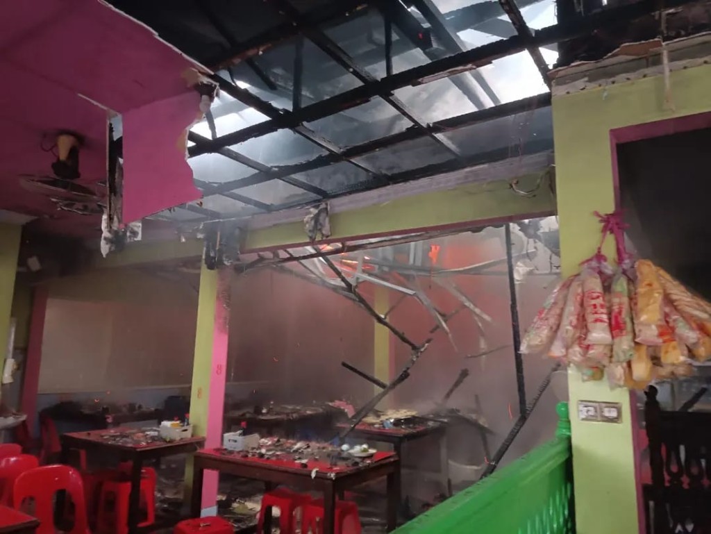 Kebakaran di Jalan Gn. Kinibalu
