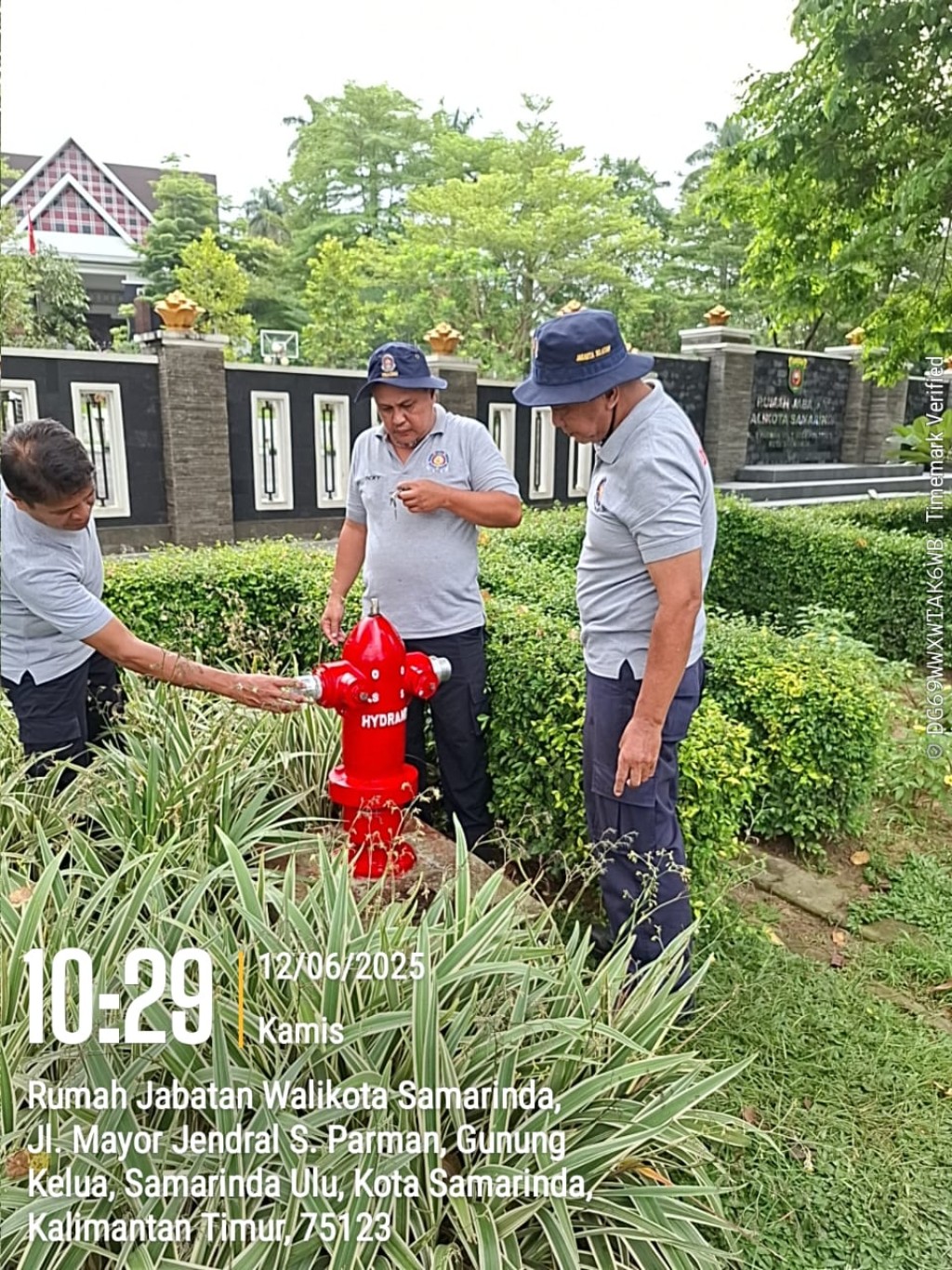 Bidang Sarana Prasarana Laksanakan Kegiatan Pemeliharaan Hydran