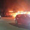 Kebakaran Kios di Jl KH. Harun Nafsi