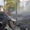 Kebakaran Gudang Suku Cadang Mobil Bekas di Jl. AW Syahranie