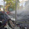 Kebakaran Gudang Suku Cadang Mobil Bekas di Jl. AW Syahranie