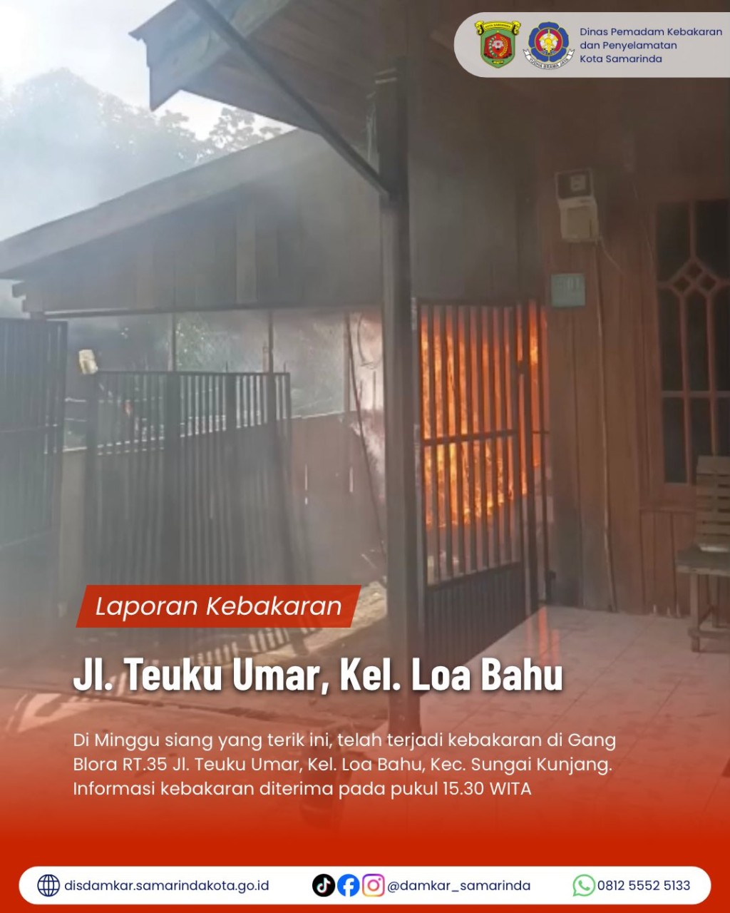 Kebakaran Jl. Teuku Umar Gang Blora