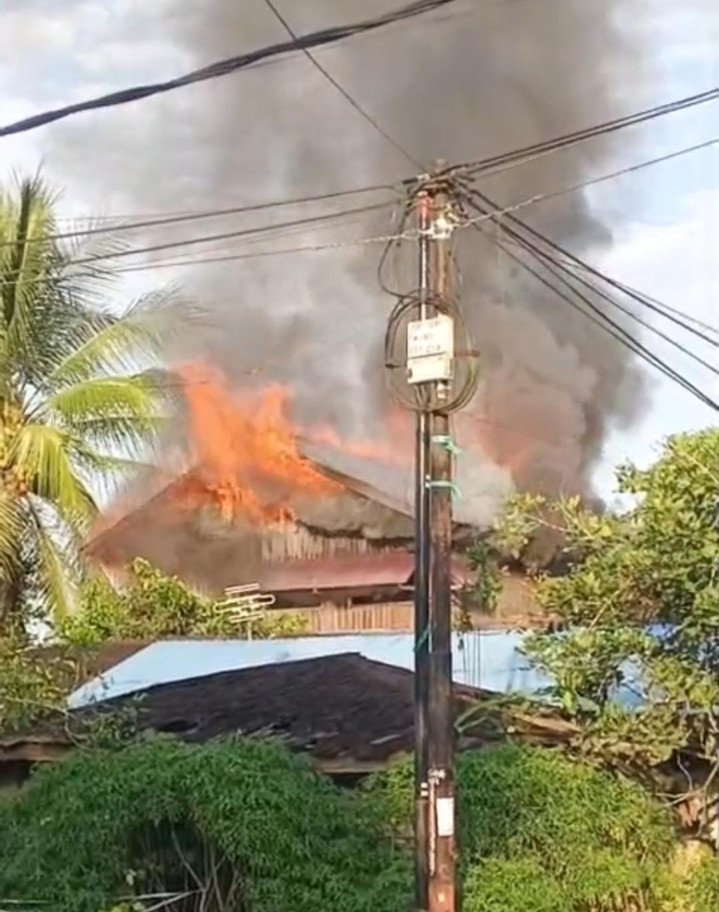 Kebakaran Rumah di Jl. Pusaka GG. Usaha